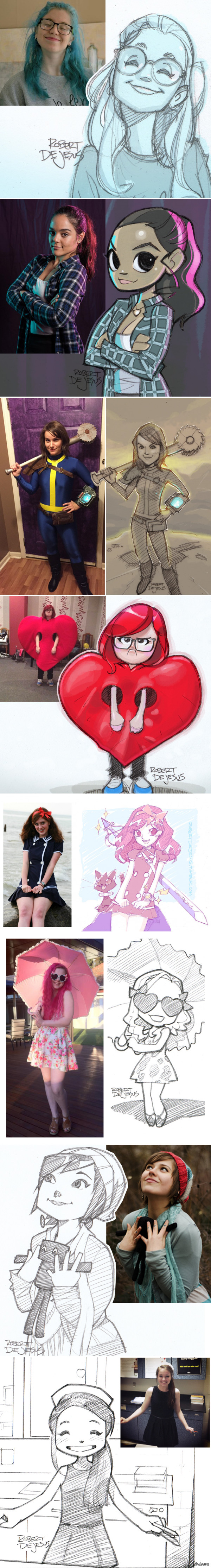 Несколько скетчей на ночь