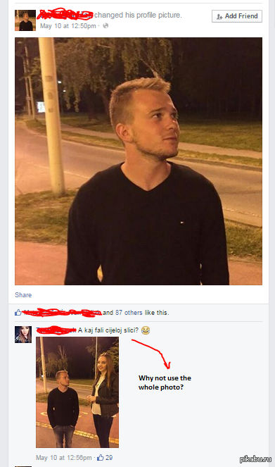 Почему бы не использовать полное фото?