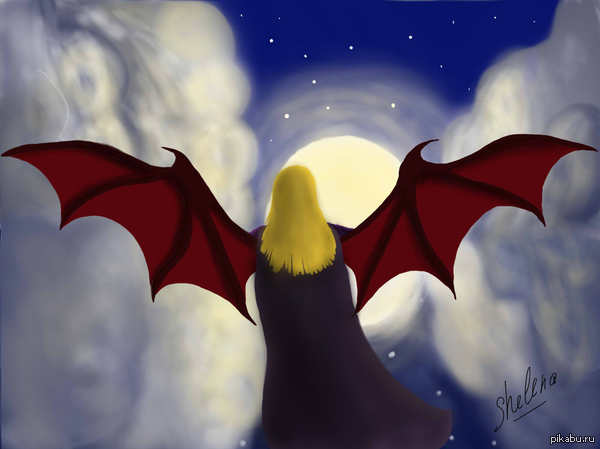 Мой первый рисунок графическим планшетом)