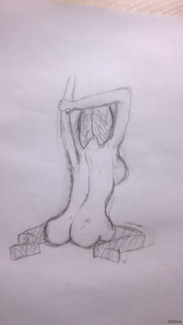 Rate the art) - NSFW, My, Art, Pencil drawing