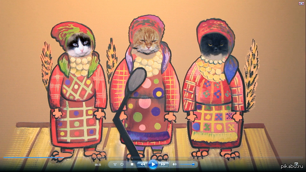 Кошачий концерт бурановский бабушек!