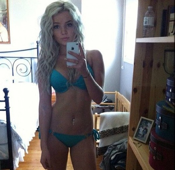 Home selfie - NSFW, Beautiful girl, Figure, Selfie, Swimsuit, Blonde