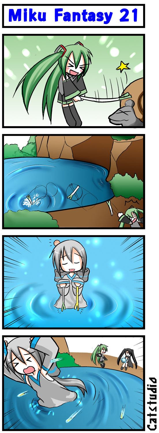 Miku Fantasy 21-28 , , Vocaloid,  , Catstudio, 4koma, 