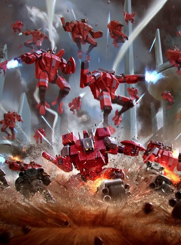 "...В разгромной победе Империума уже никто не сомневался, но тут небо стало красным..."