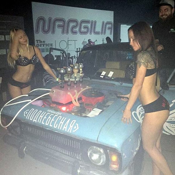 At the recent Hookafest in St. Petersburg - Girls, Hookah, Longpost, Moskvich, Hukafest