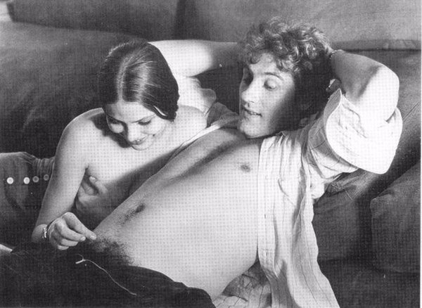 Ornella Muti and Gerard Depardieu on the set of The Last Woman, 1976. - NSFW, Ornella Muti, Gerard Depardieu, , Hair