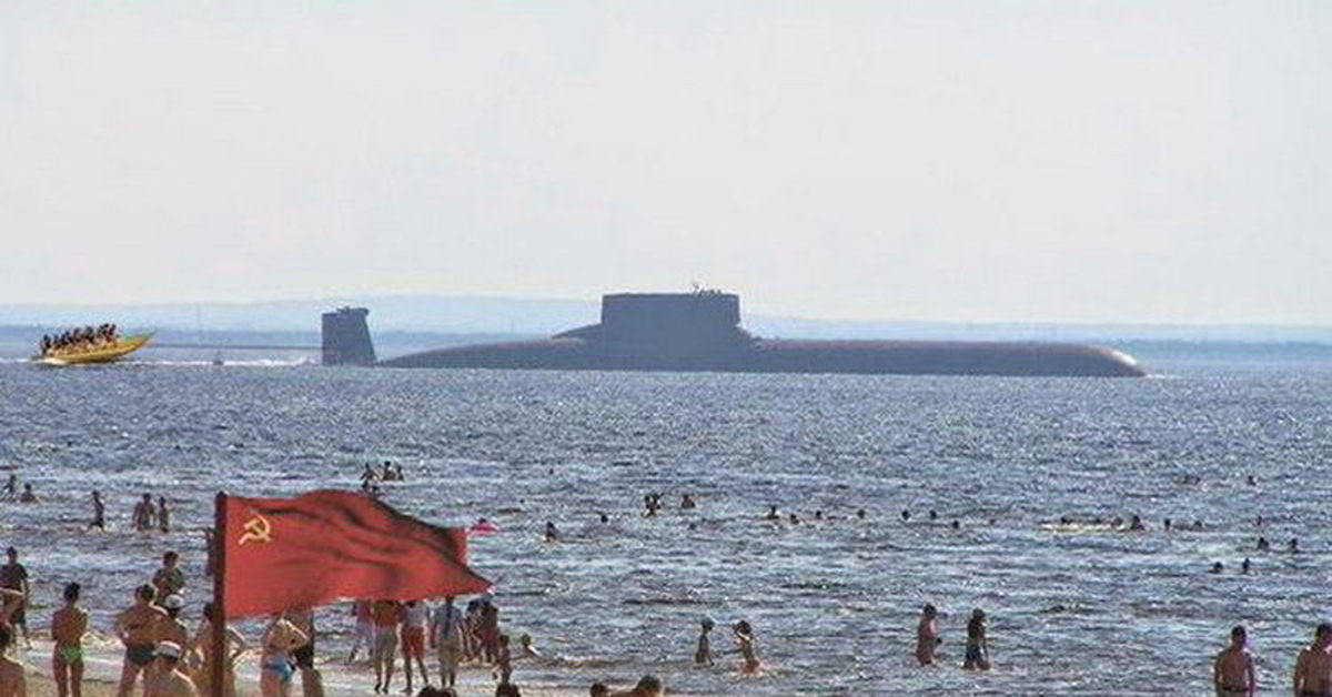 Северодвинск пляж подводная лодка