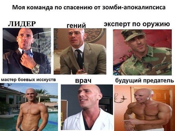 Моя команда в случае зомби-апокалипсиса