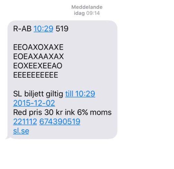 Мобильные билеты в Стокгольме