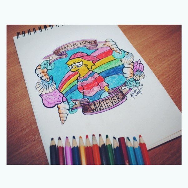 Drawing simpsons. . , , , , , 