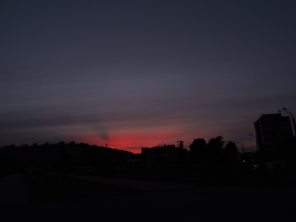 St.m. - My, Photo, Saint Petersburg, Lomonosovskaya, Metro, Sunset