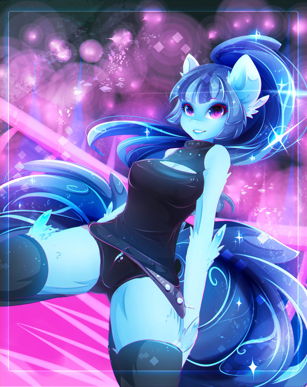 Unexpected meaningless POST - NSFW, My little pony, MLP Suggestive, Anthro, Koveliana, Images, Armor, Nobody reads tags, Sonata