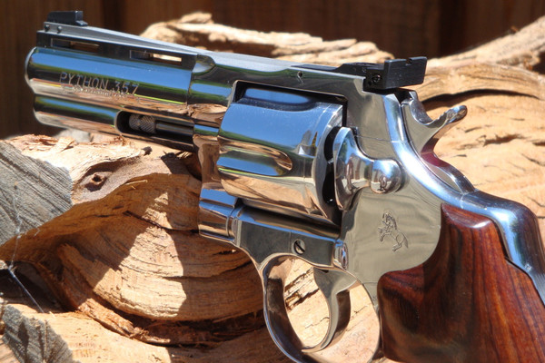   American Colt Python Stainless Revolver cal. 357   Produced - 1955