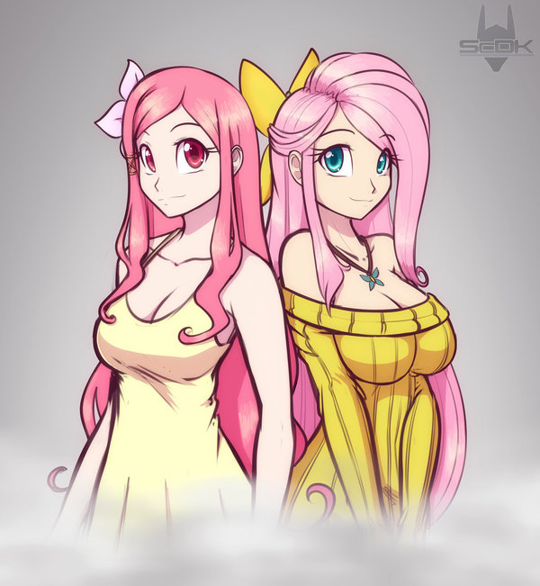 Hana and Fluttershy