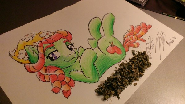 Confound these ponies they drive me to drugs! - NSFW, My Little Pony, Наркотики, Марихуана, Tree Hugger