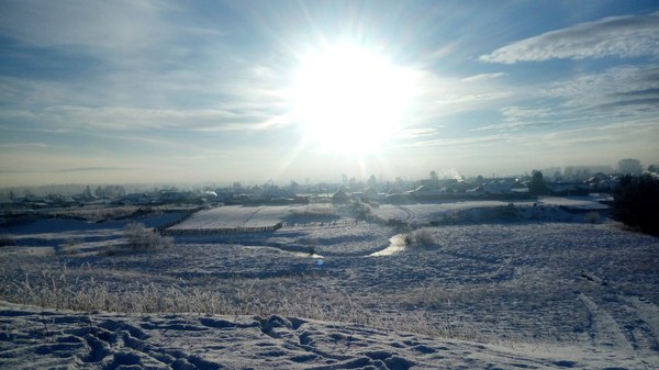 Мороз и солнце, день чудесный!