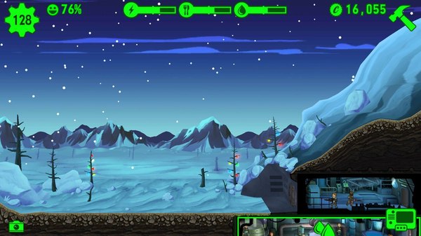 Новый год в Fallout Shelter.