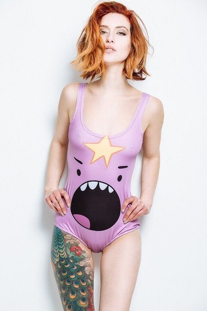 How do you like this Pupyrka? - NSFW, Adventure Time, Princess bubble wrap, Swimsuit, Girls, Tattoo, Girl with tattoo