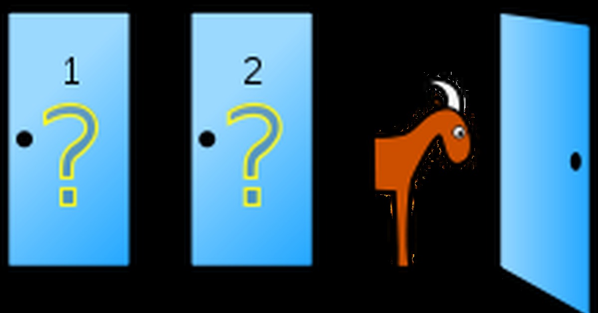 Загадка монти холла. Парадокс трех дверей Монти холла. Теория вероятности парадокс Монти холла. Двери Монти холла. Парадокс Монти холла 4 двери.