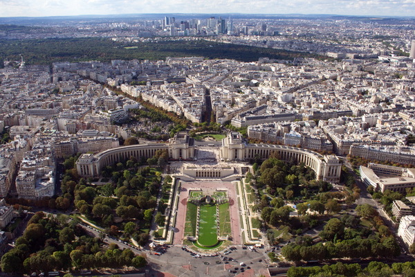 Париж с Эйфеливой башни