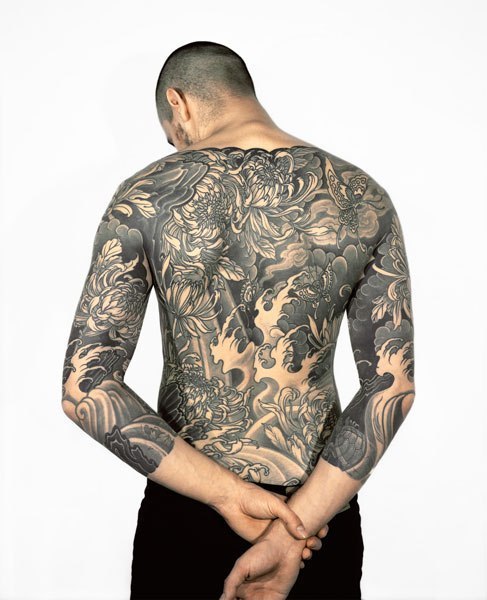 Tattoos on the back. - NSFW, Tattoo, , Tattoo, Longpost