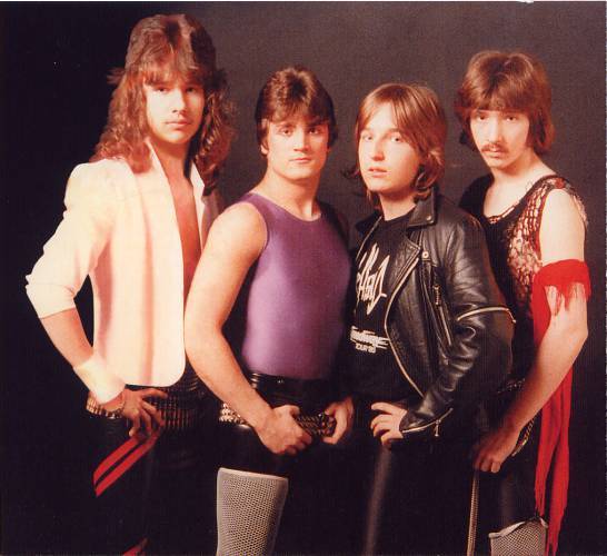Heavy metal группа Warhead, 1980-е.
