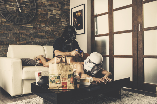 Waiting for a Star Wars session - NSFW, Star Wars, Stormtrooper, Darth vader