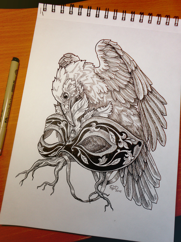   . , , , , , Dotwork