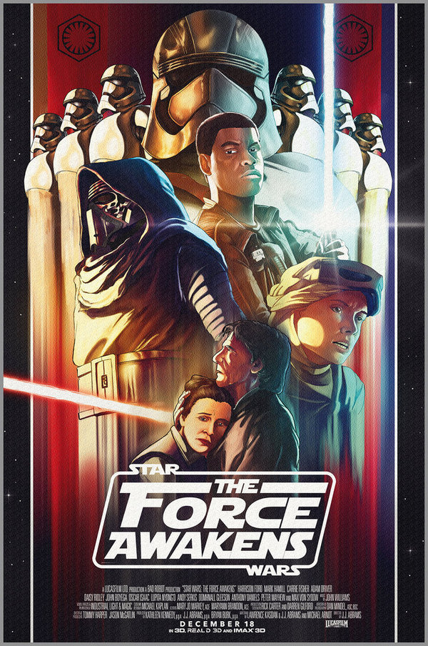 Star Wars: The Force Awakens - Created by Nicolas Barbera Star Wars,   VII:  , Force, Awakens, , 