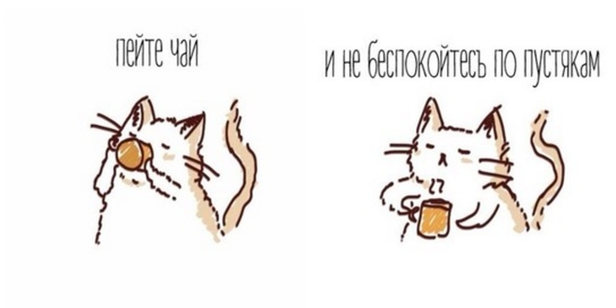 Обои попей. Пейте чай и не беспокойтесь. Мемы с нарисованными котами. Кот пьет чай Мем. Смешной котик пьет чай.