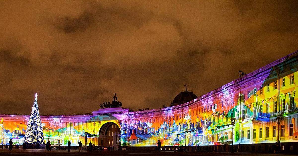 Московская площадь санкт петербург новогодняя