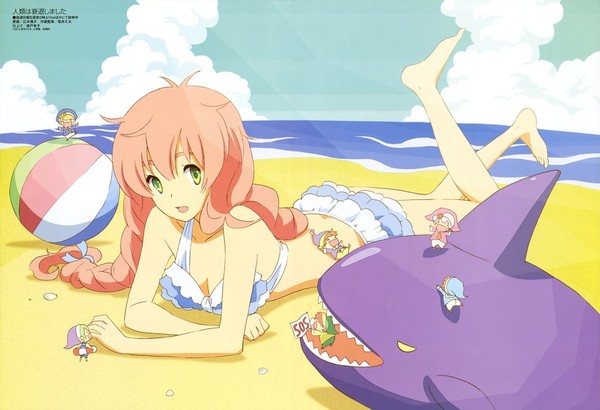Watashi Jinrui wa Suitai Shimashita, , Anime Art, 