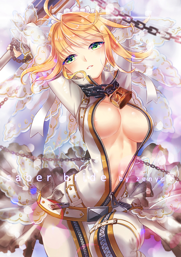 Saber bride - Anime, Anime art, , Saber, NSFW, Fate