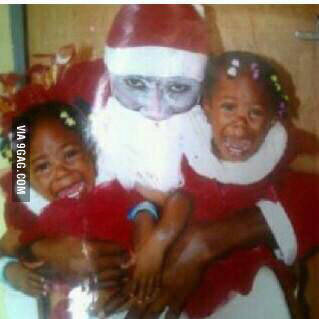 Криповый Санта Клаус или маскировка 5лвл