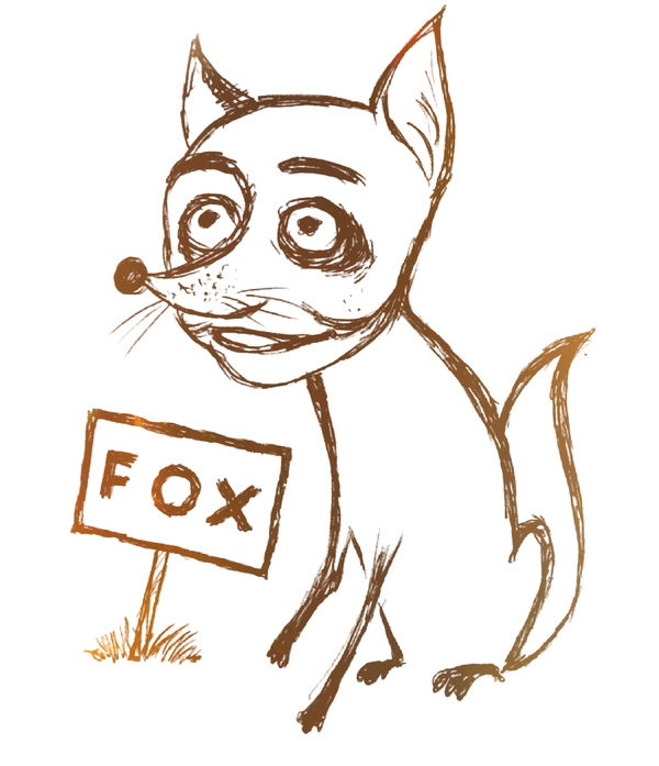 Smart Fox - Fox, Drawing, My