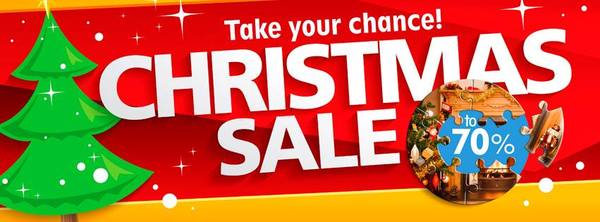 Big Christmas Sale in Miracle Puzzles - My, Games, Puzzle, Entertainment, Christmas, New Year, Распродажа, Longpost