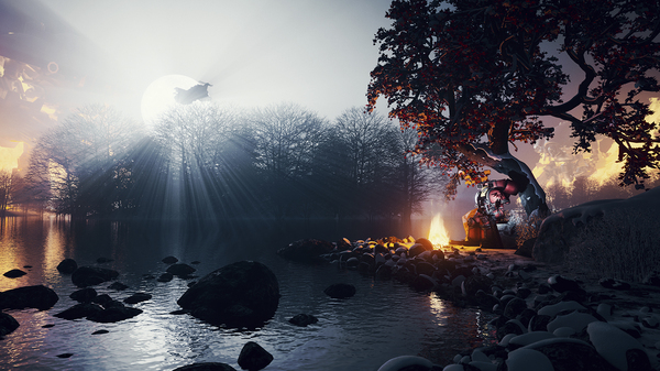     Corona Render, Warhammer 40k, Fumefx, 3ds Max, , , 