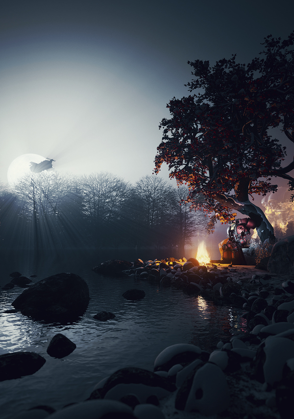    Corona Render, Warhammer 40k, Fumefx, 3ds Max, , , 