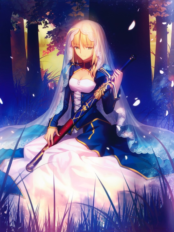 Saber Saber, , Anime Art, Type-moon, Fate-stay Night