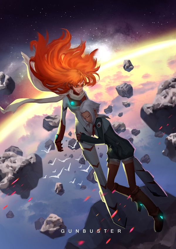 Aim for the top! 2 Diebuster. Anime Art, , Diebuster
