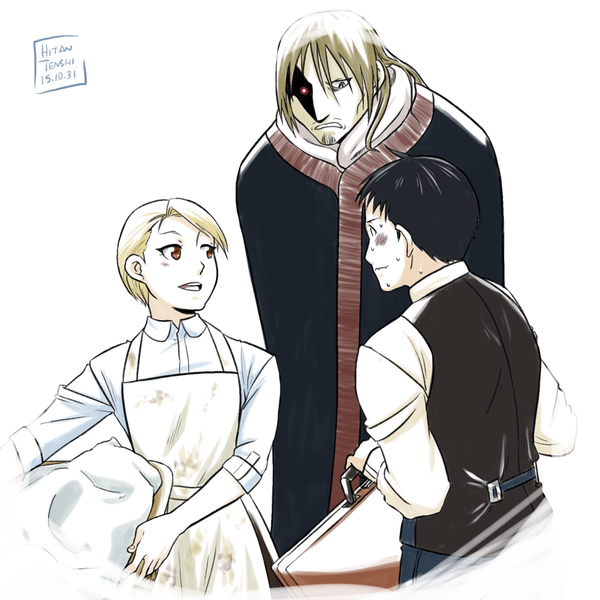       :3 Fullmetal Alchemist, , Anime Art, Riza Hawkeye, Roy Mustang
