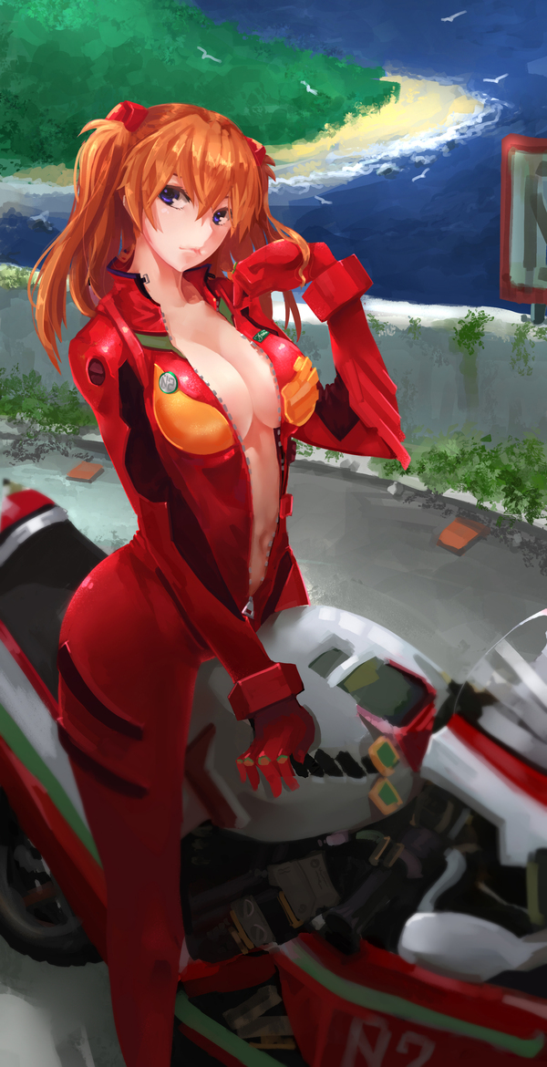 Asuka langley - Anime, Anime art, Asuka langley, NSFW, Evangelion