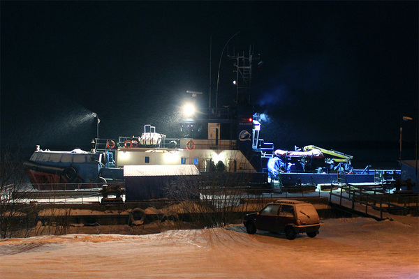 Winter tug - My, Photo, Tow, Winter