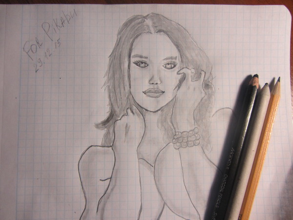 Попытка научиться рисовать(первый рисунок-самоучка)