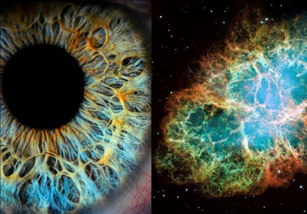 В глазах твоих целый космос.