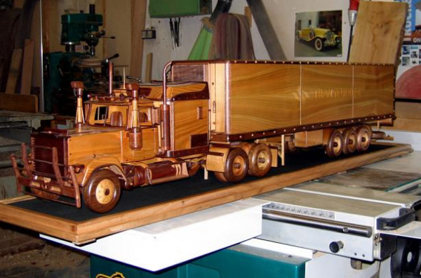 Mack - Wood products, Tractor, Mack, , Modeling, , The photo, Longpost