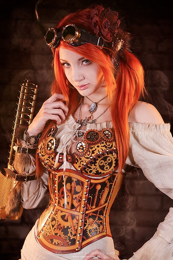 Sina Domino Collins - , , Steampunk, Girls, Cosplay, Models, Longpost