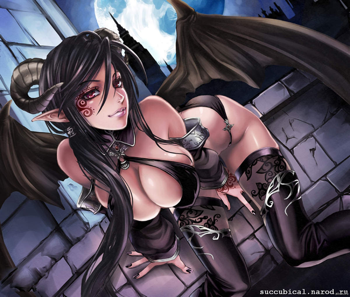 Great art! - NSFW, Succubus, Art, Strawberry