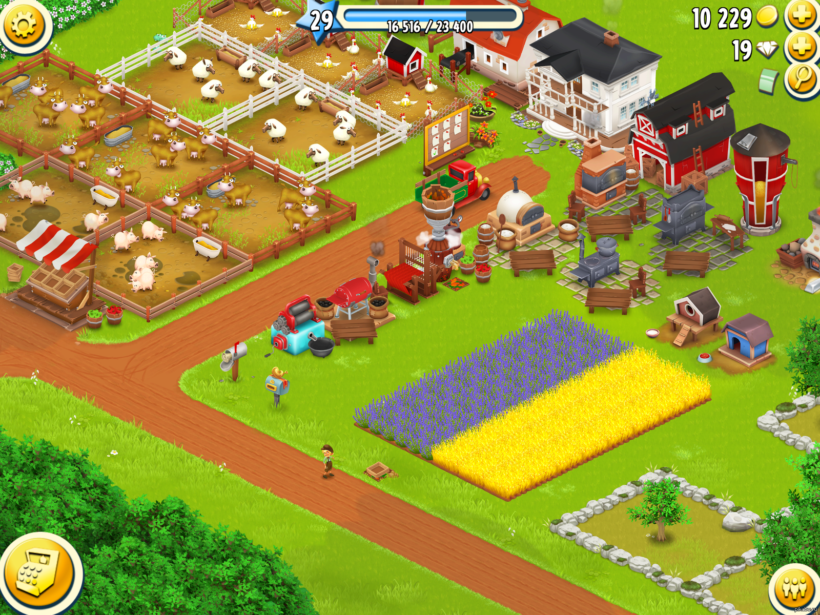 Патриотизм в Hay Day | Пикабу