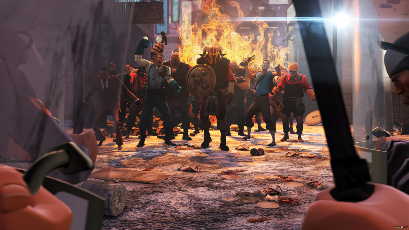 Майдан в мире TF2 | Пикабу